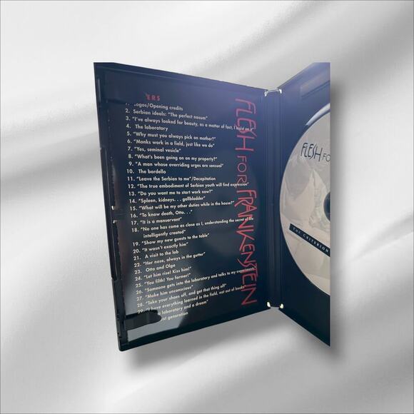 Flesh for Frankenstein Criterion Spine #27 Paul Morrissey, Andy Warhol OOP Rare - Picture 4 of 4